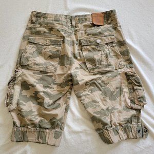 Waist 32 Men's Camo Cargo Shorts, Viscap